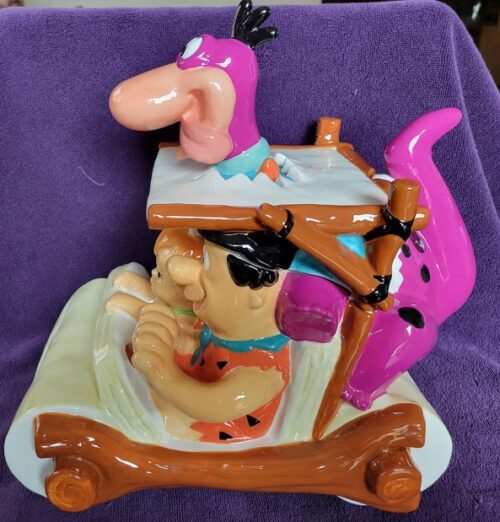 Flintstone Family Car Cookie Jar - RARE