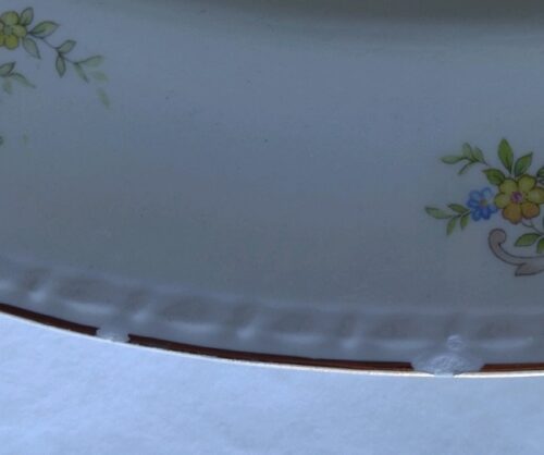 A close up of the bowl on the table