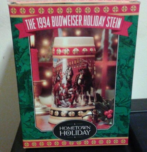 1994 Budweiser Holiday Stein