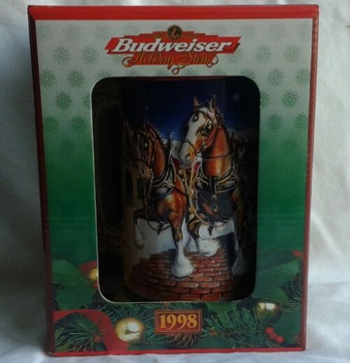 1998 Budweiser Holiday Stein