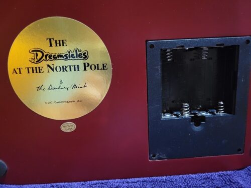 A close up of the door to the north pole