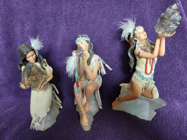 Ashton-Drake Mystic Vision of the Dream, Guardian, & Truth Figurines