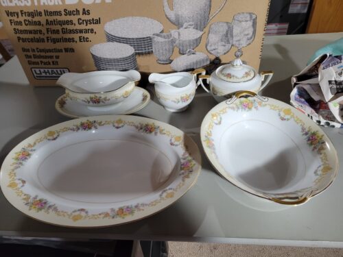 Vintage NORITAKE MYSTERY #77 CHINA SET - VERY RARE - Image 2