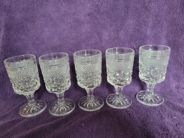 Anchor Hocking Wexford Water/Wine Goblets