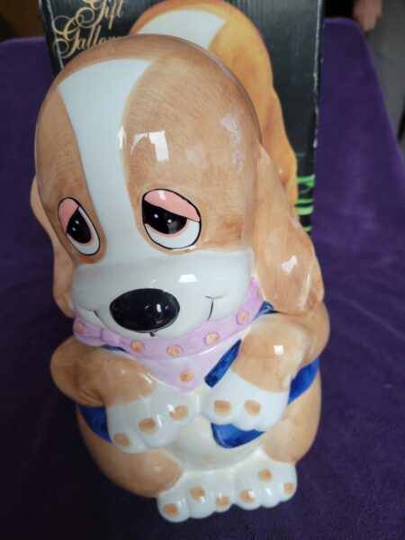 Smiling Hound Puppy Dog Cookie Jar