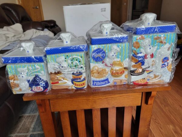 Danbury Mint Pillsbury Doughboy Canister set
